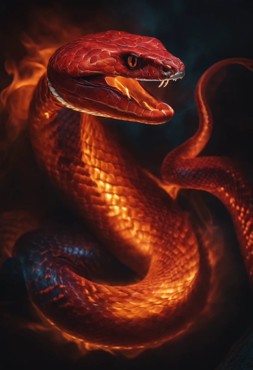 Flame snake