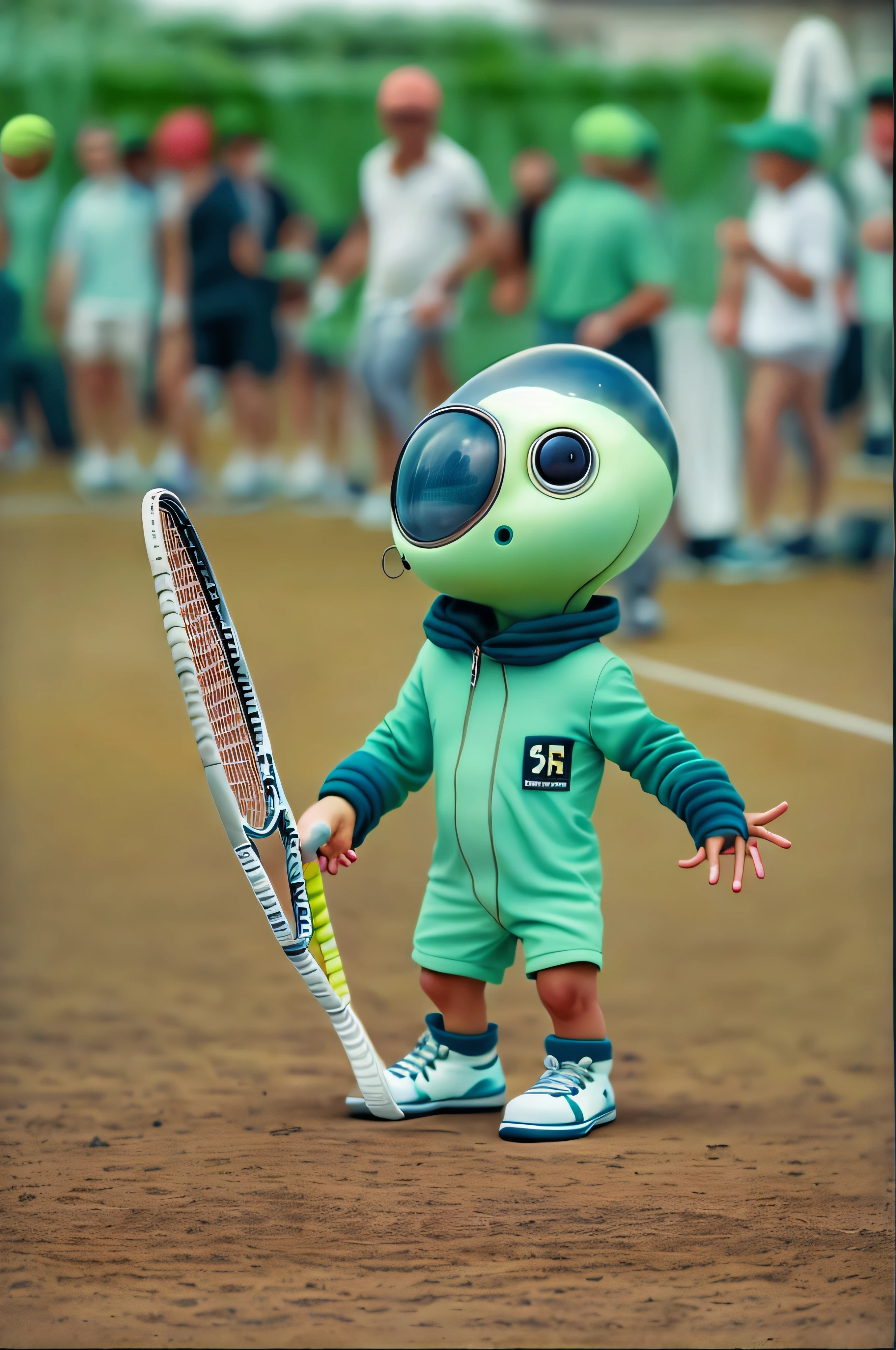 Cute alien, regatta, Bermuda Tennis