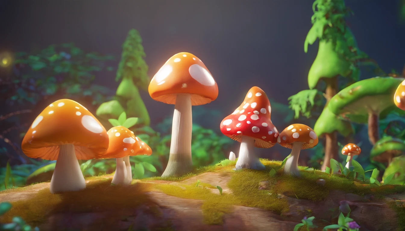 Poster, SUPER MUSHROOM CHARACTER