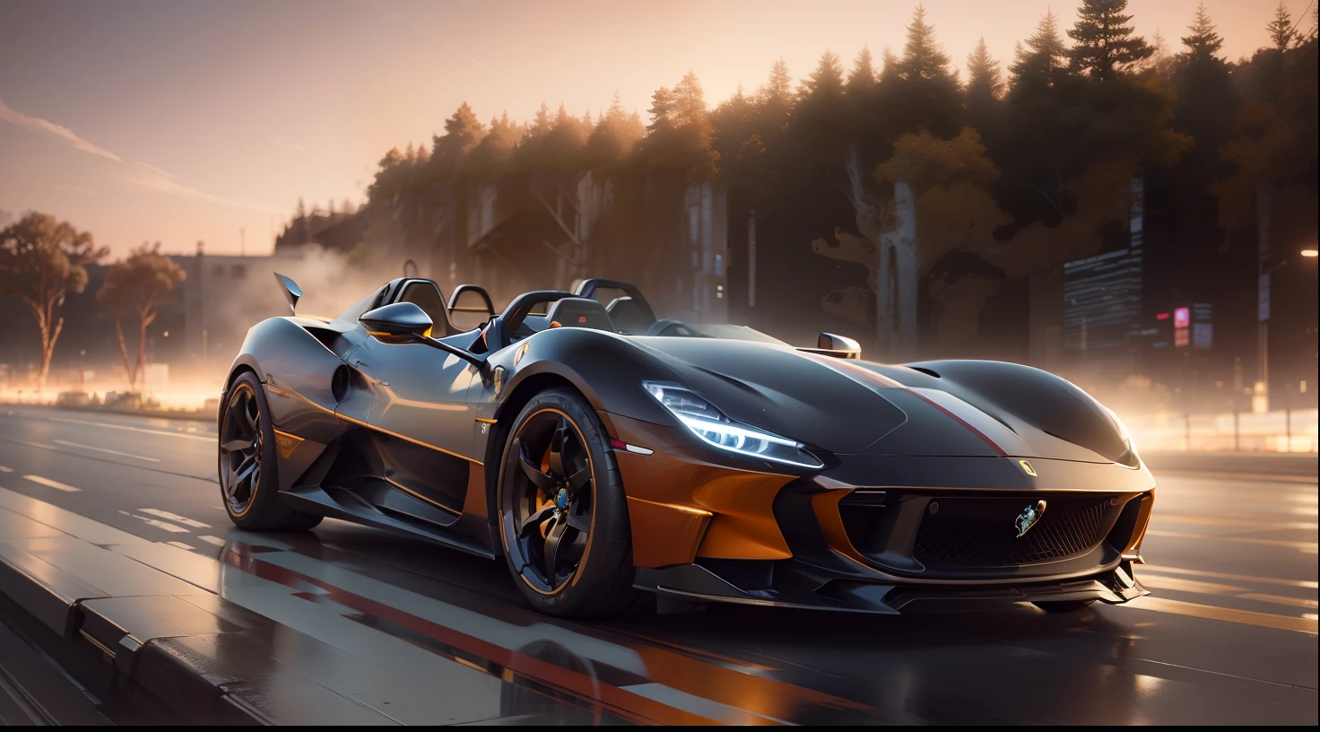 (kuvshinov:1), (samdoesart:1.1), (dreamlikeart:1), (nvinkpunk:1.4), (from_side:1.0), (wide angel view:1.2) Ferrari Monza SP1 in cyberpunk city, concept art, multi-colored ribbons, old paper texture, highly detailed, (large viewport showing a detailed planet:1.1), (very detailed sky:1.2), (highly detailed background:1.3), highly detailed, concept art, beautiful intricate filegrid facepaint, intricate, elegant