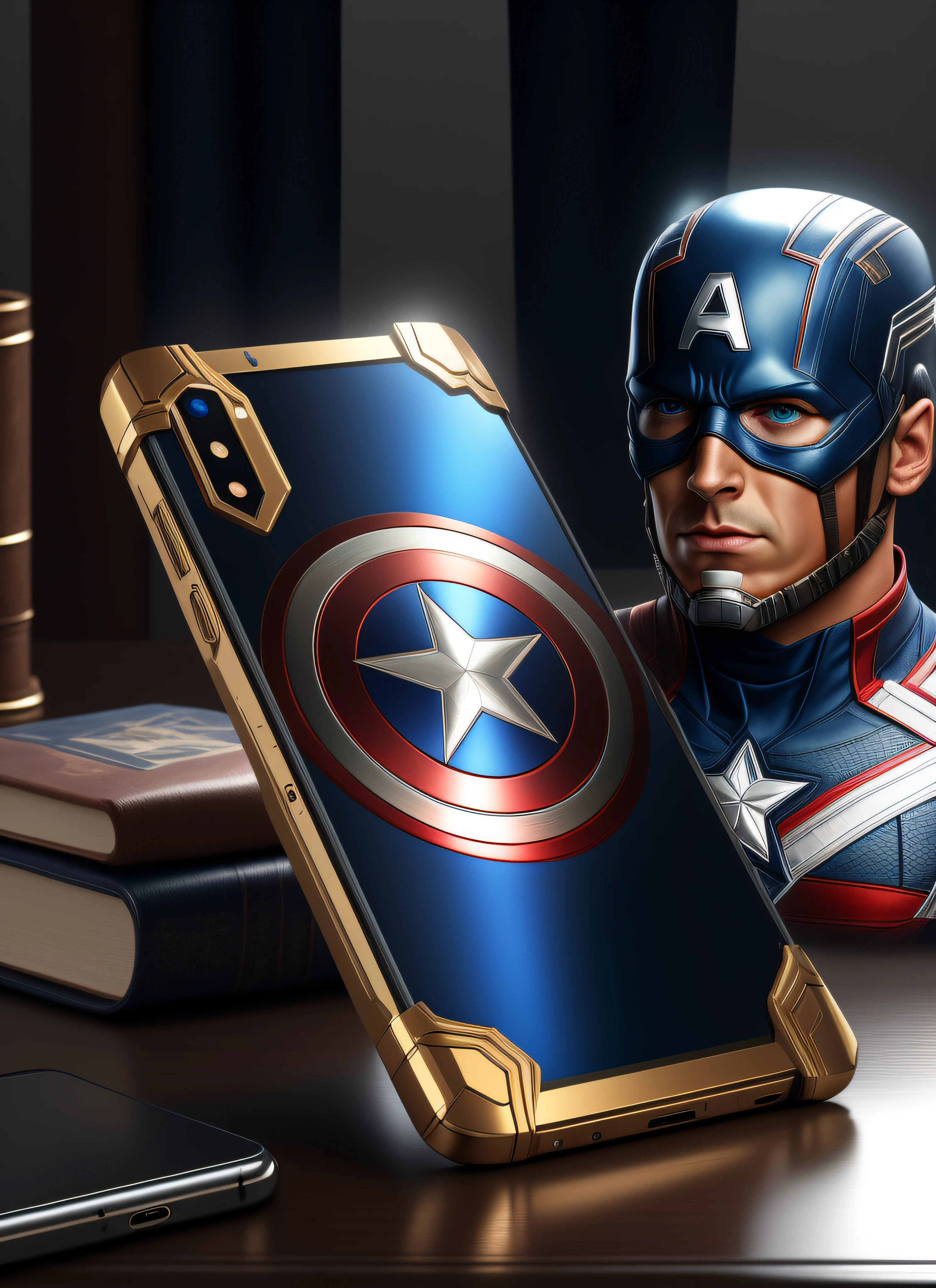 Captain America's 3d smartphone