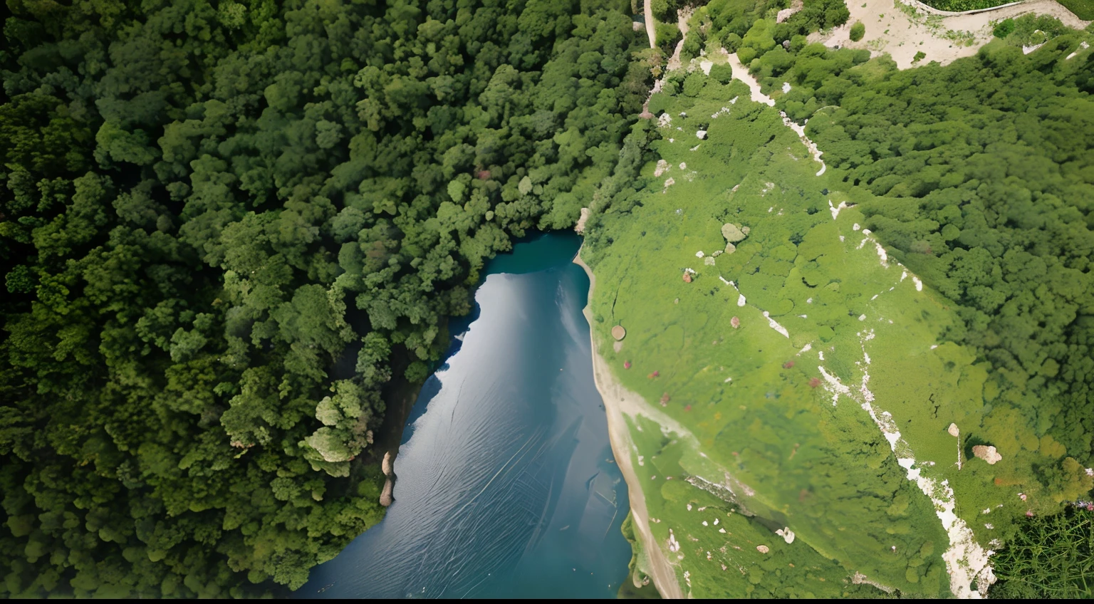 Cut through the Alafid landscape of the river of lush green forests, soaring over a lake in forest, drone photography, shot from drone, green grasse trees and river, forest and river, drone photograph, “ aerial view of a mountain, 4k drone photography, lakes and waterfalls, looking from above, aerial shot from the drone, Aerial Photography, From above