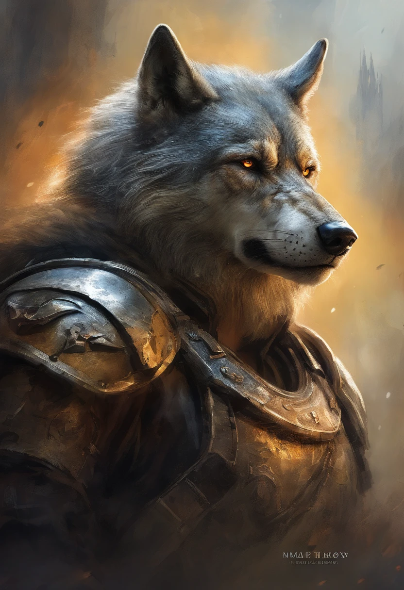 top-quality, Dramatic Lighting, menacing pose, fierce look, epic atmosphere, (((Helmet in the shape of a wolf's head))), (((Full body shot))),Wolves made of metal, cyborgs, Cyberpunk style, Clockwork, ((Intricate details)), nffsw, ((Intricate details, hyperdetails)), incandescent lamps, cinematic shot, Vignette, bokeh effect beckground, (dogy), (Full body shot).