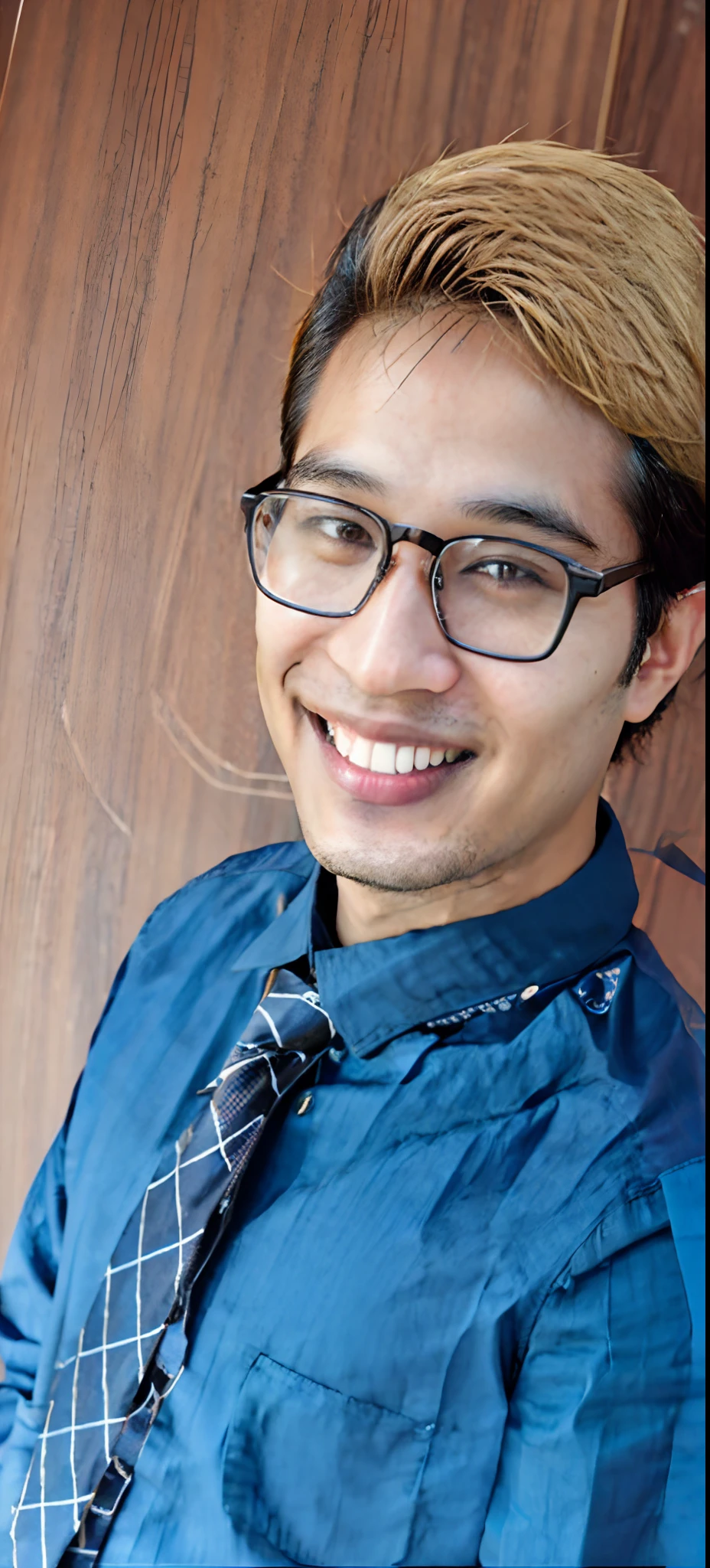 there is a man with glasses and a tie posing for a picture, nivanh chanthara, ramil sunga, john jude palencar, ayan nag, mohamed chahin, with a beautifull smile, thawan duchanee, 2 7 years old, by Abidin Dino, ismail, slight nerdy smile, mohamed chahin style