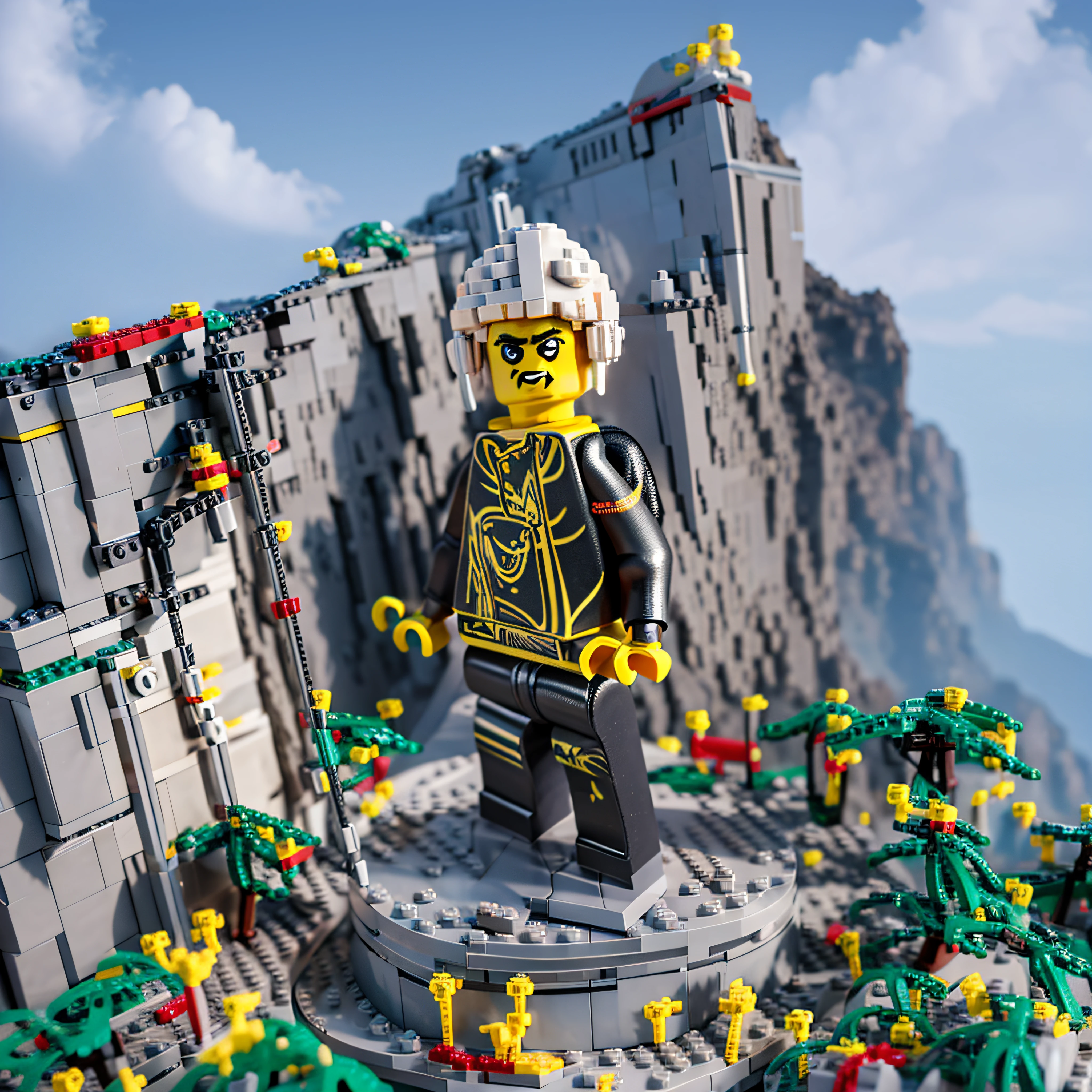 ((((lego brock)))))、(Background with:naturey),(realisitic)
