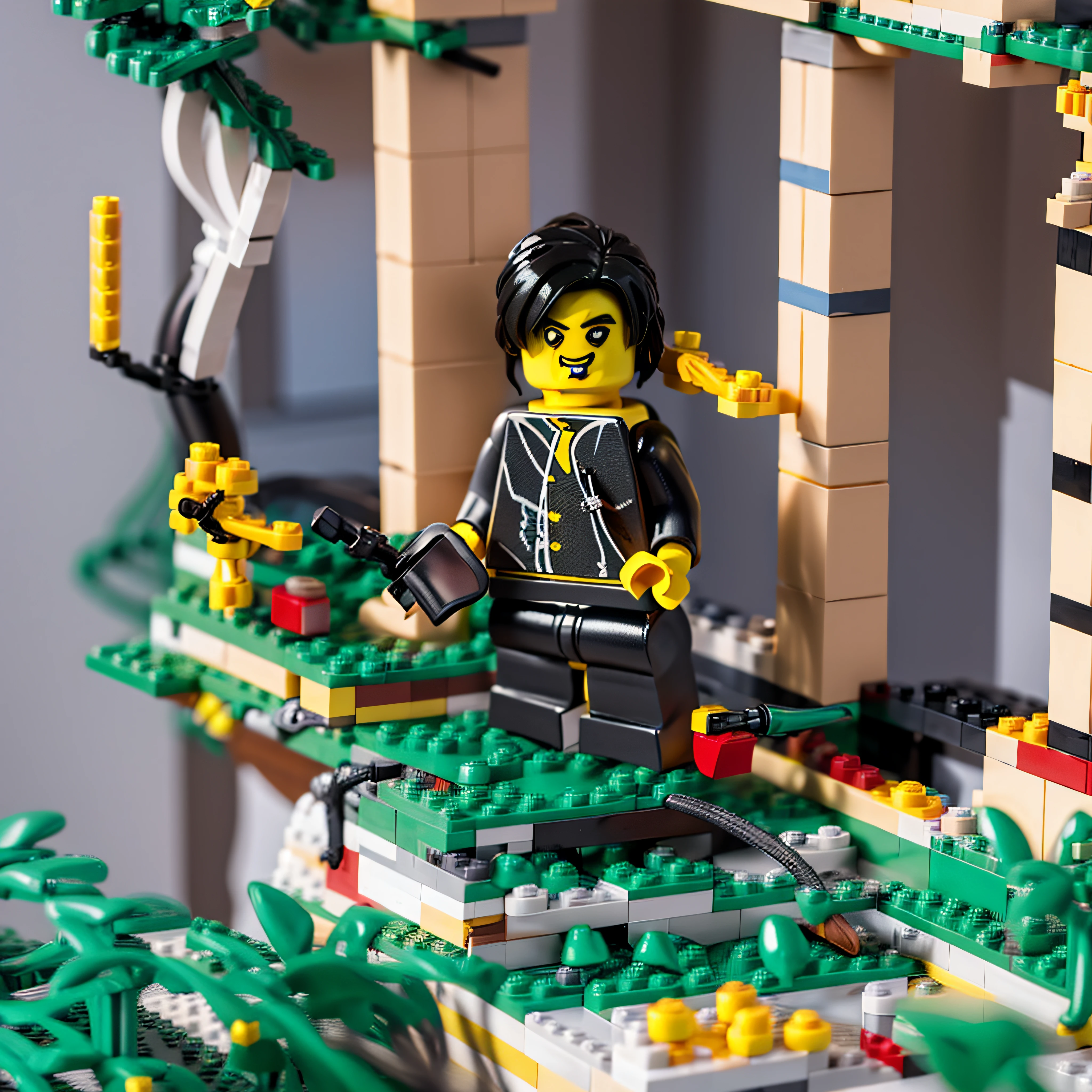 ((((lego brock)))))、(Background with:naturey),(realisitic)