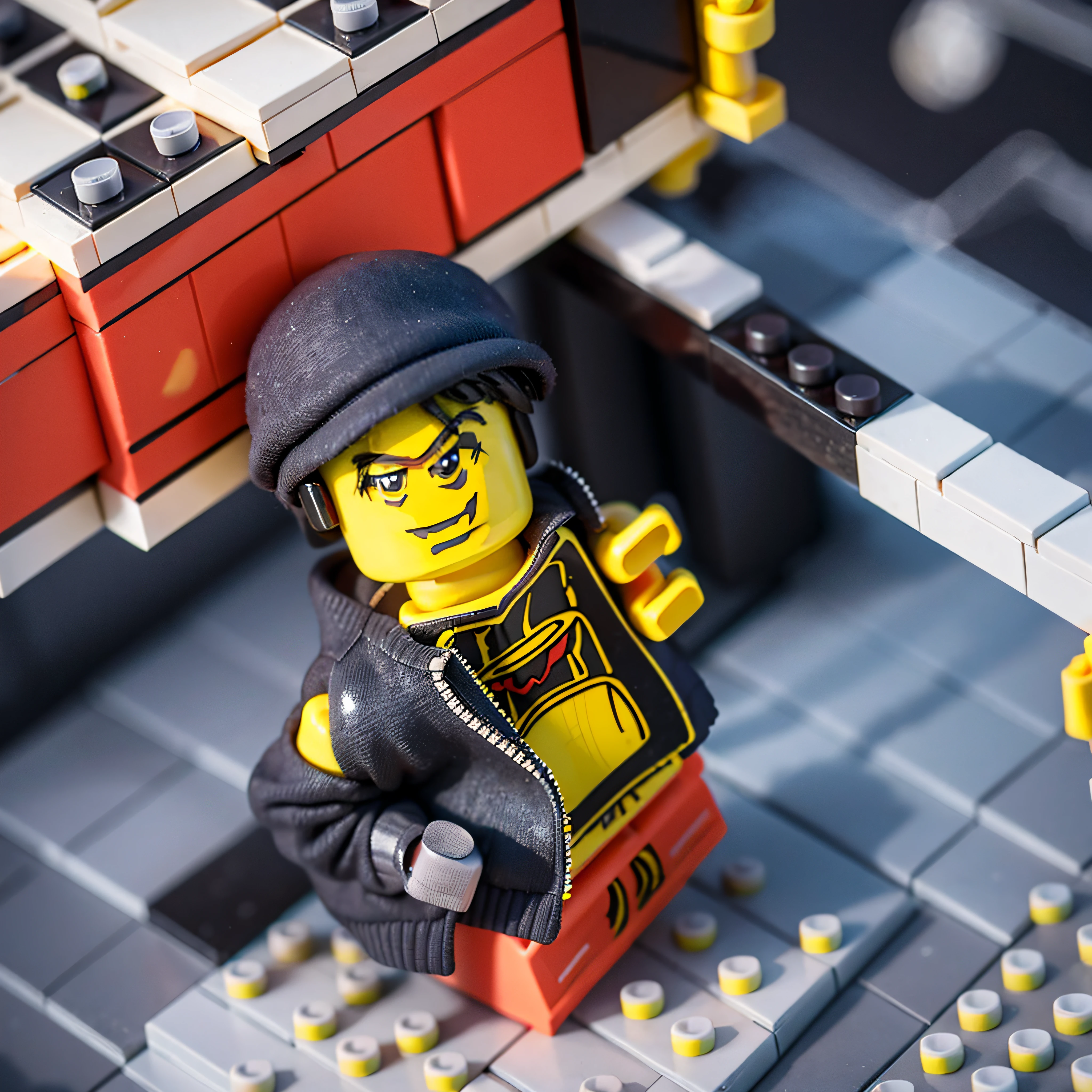 ((((lego brock)))))、(Background with:naturey),(realisitic)