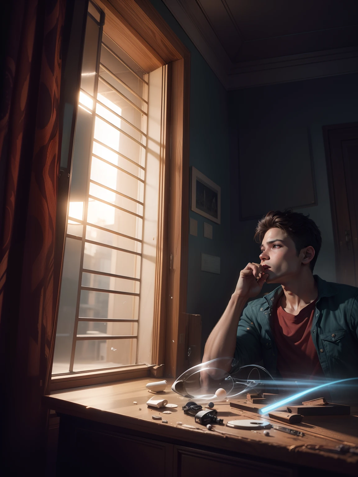 Change background, hyper realistic, boy, 4k resolution