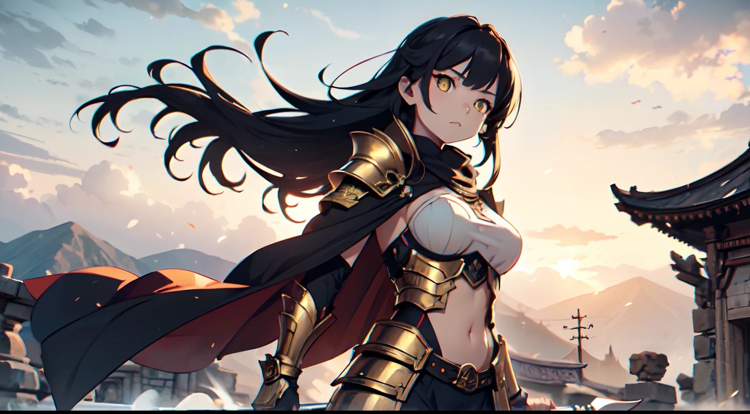 (best quality, 4k, 8k, highres, masterpiece:1.2)
ultra-detailed
detailed face
detailed lips and eyes
attractive appearance
realistic
BREAK
Generate a vivid and emotionally charged scene depicting a dragon girl.
The girl, Lotan is beautiful caucasian woman with straight long black hair
(blue eyes)
attractive appearance
detailed face
detailed lips and eyes
(dragon horns on the head)
expressive face
voluptuous figure who exudes elegance.
BREAK
1girl
BREAK
Spartan Warrior Costume
Embody the strength and valor of ancient Spartan warriors with a meticulously crafted costume inspired by the gladiators of the Colosseum
This ensemble features a bronze-toned chestplate adorned with intricate detailing
symbolizing the formidable armor worn by Spartans in battle
The chestplate is complemented by a matching set of greaves and vambraces
providing protection to the warrior’s arms and legs during combat
BREAK
A crimson-red cape drapes gracefully from the shoulders
adding a bold splash of color to the ensemble and symbolizing the warrior’s courage and ferocity on the battlefield
Completing the costume are a sturdy leather belt with a decorative buckle
a Corinthian-style helmet with a distinctive crest
and a fearsome-looking spear or sword
evoking the iconic weaponry wielded by Spartan warriors in their legendary battles
BREAK
The scene is set amidst the chaos of a smoking battlefield.
Capture the intense emotions and the juxtaposition of her appearances against the backdrop of turmoil.
BREAK
(severely damaged landscape, horrible destruction, smoke rising, fire everywhere)
(dark and gloomy, desolate, atmospheric, moody:1.1)
(warm and saturated color palette)
(soft and diffused lighting)
(intense emotions)
(tattered clothes, covered in dirt and blood)
(dramatic clouds)
(creeping shadows)
(whispering wind)
(sunset radiance)
(struggle, confidence, strength, defiance)
(silence and stillness, despite chaos)
(last light of hope)
(desire for pea