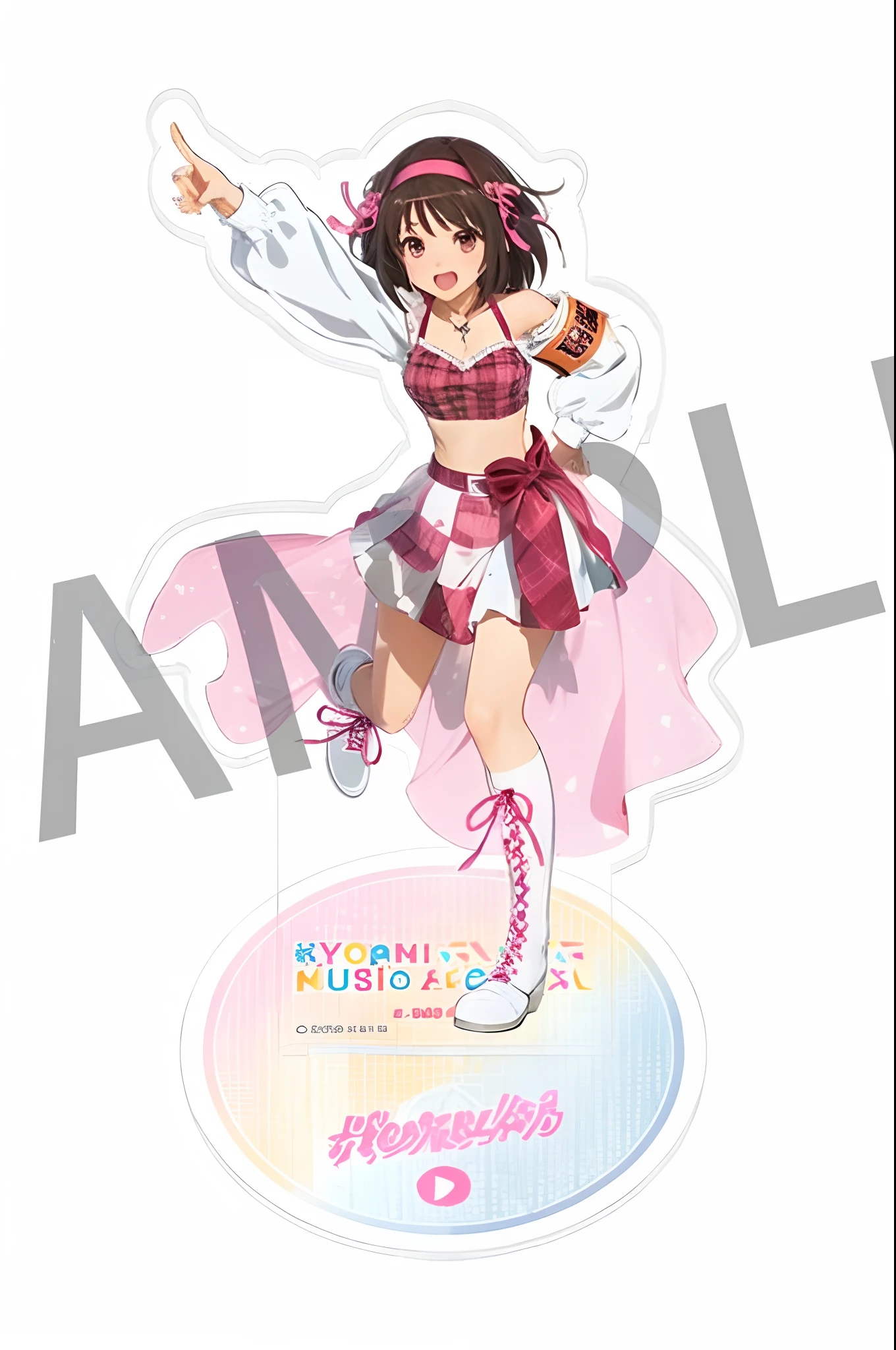 Close-up of a girl in a skirt sticker, official artwork, the detailed images, High resolution!!, harumi, Madoka Kaname, idolmaster, ayami koj ima, Kyoto Animation Key, mamimi samejima, official illustrations, Ayami, art promotional, narumi kakinouchi, Rin, Official art, clear figures, Makoto