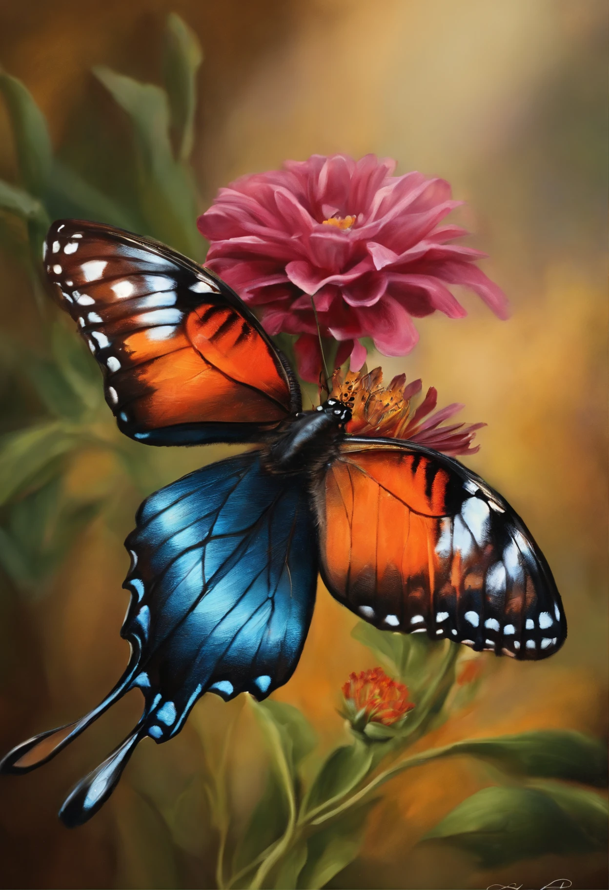 Butterfly painting