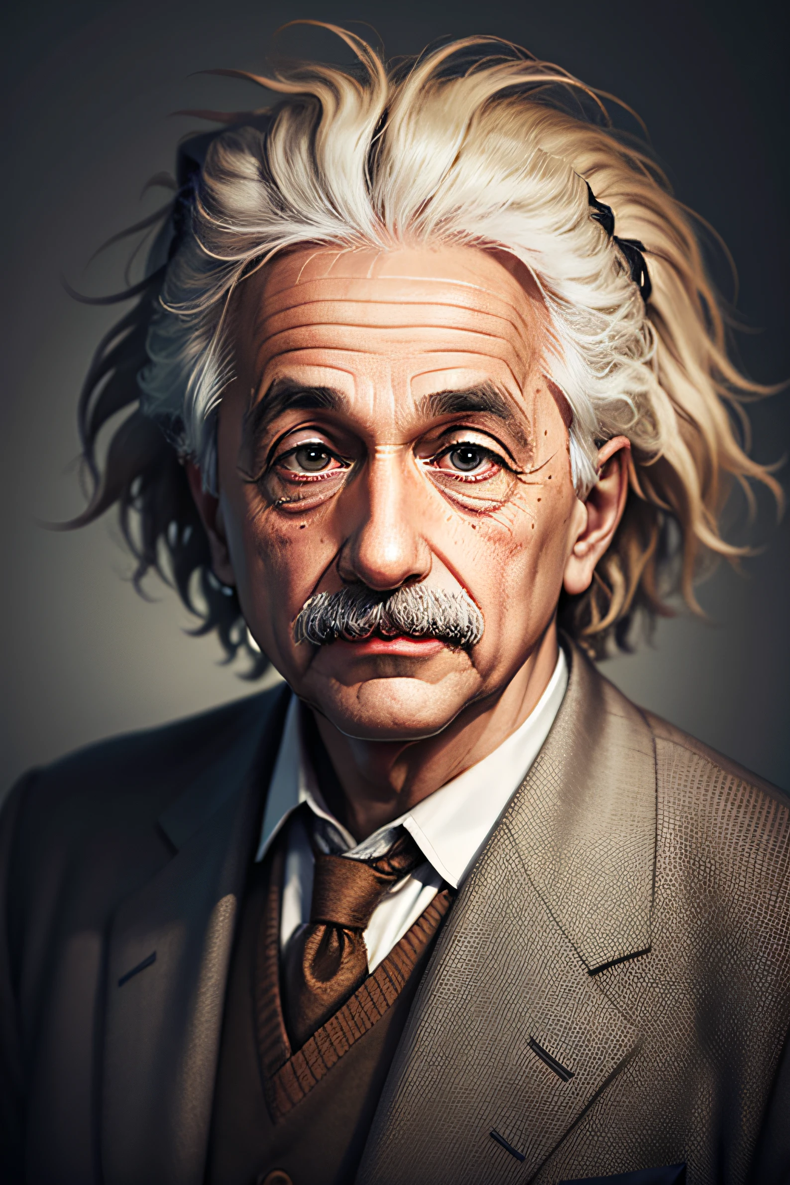 photo portrait of einstein
