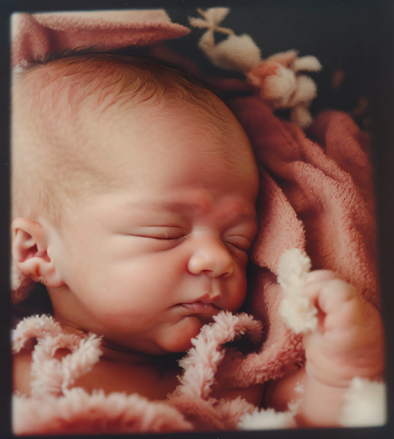 ((((Baby photos))))extremely high quality scan,1200 DPI scan,A high resolution,detailed scan,tmasterpiece,8K works,k hd,A cute baby,Delicate facial features,(One-year-old infants),Real interior,Delicate skin texture,The light is focused on the face,With his eyes closed