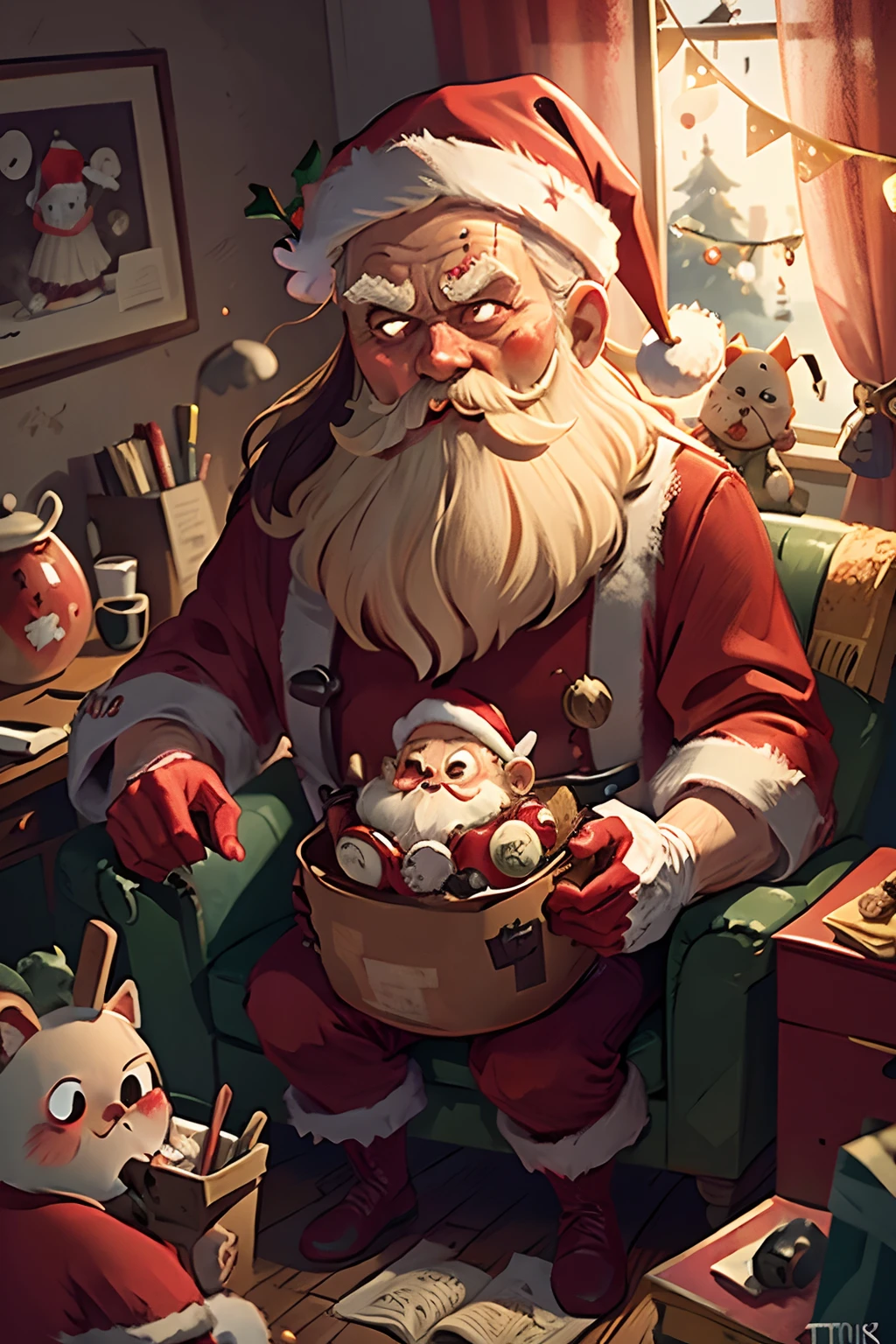scary santa claus