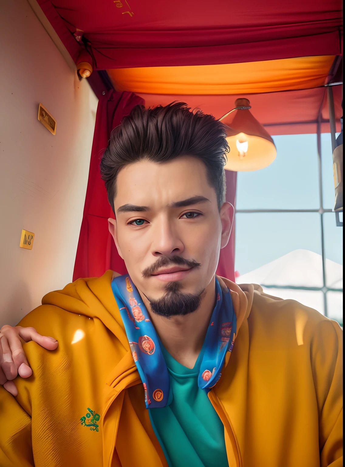Keep face as it is, wearing hoodie, Ganesha festival, portrait, hyper detailed  POV, nikon d850, film stock photograph ,4 kodak portra 400 ,camera f1.6 lens ,rich colors ,hyper realistic ,lifelike texture, dramatic lighting , cinestill 800,