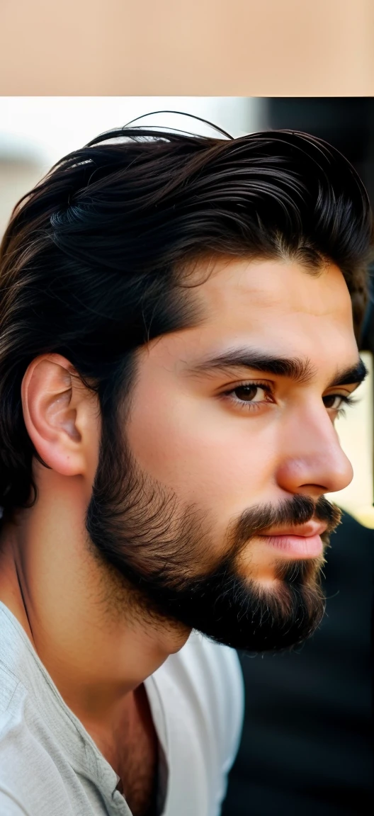 a close up of a man with a beard and a shirt, portait photo profile picture, around 1 9 years old, headshot profile picture, with accurate face, ayan nag, very very low quality picture, facebook profile picture, innocent look, photo taken in 2 0 2 0, profile pic, profile picture, taken in the early 2020s, without beard 8 k