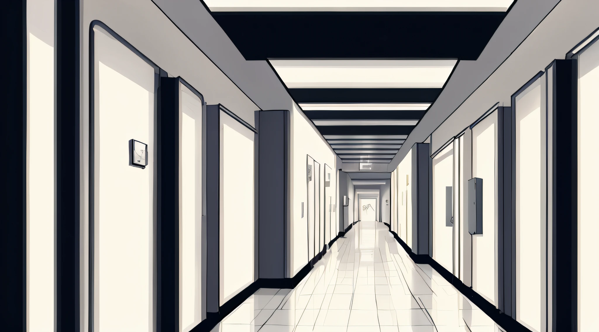 Hospital corridors