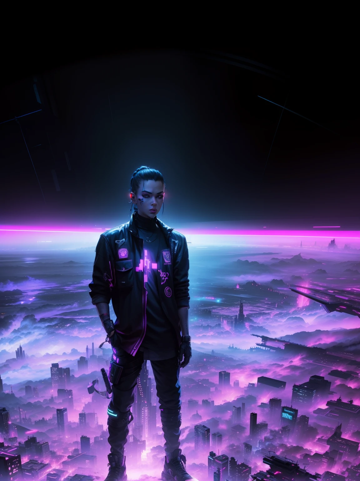 Change background cyberpunk,