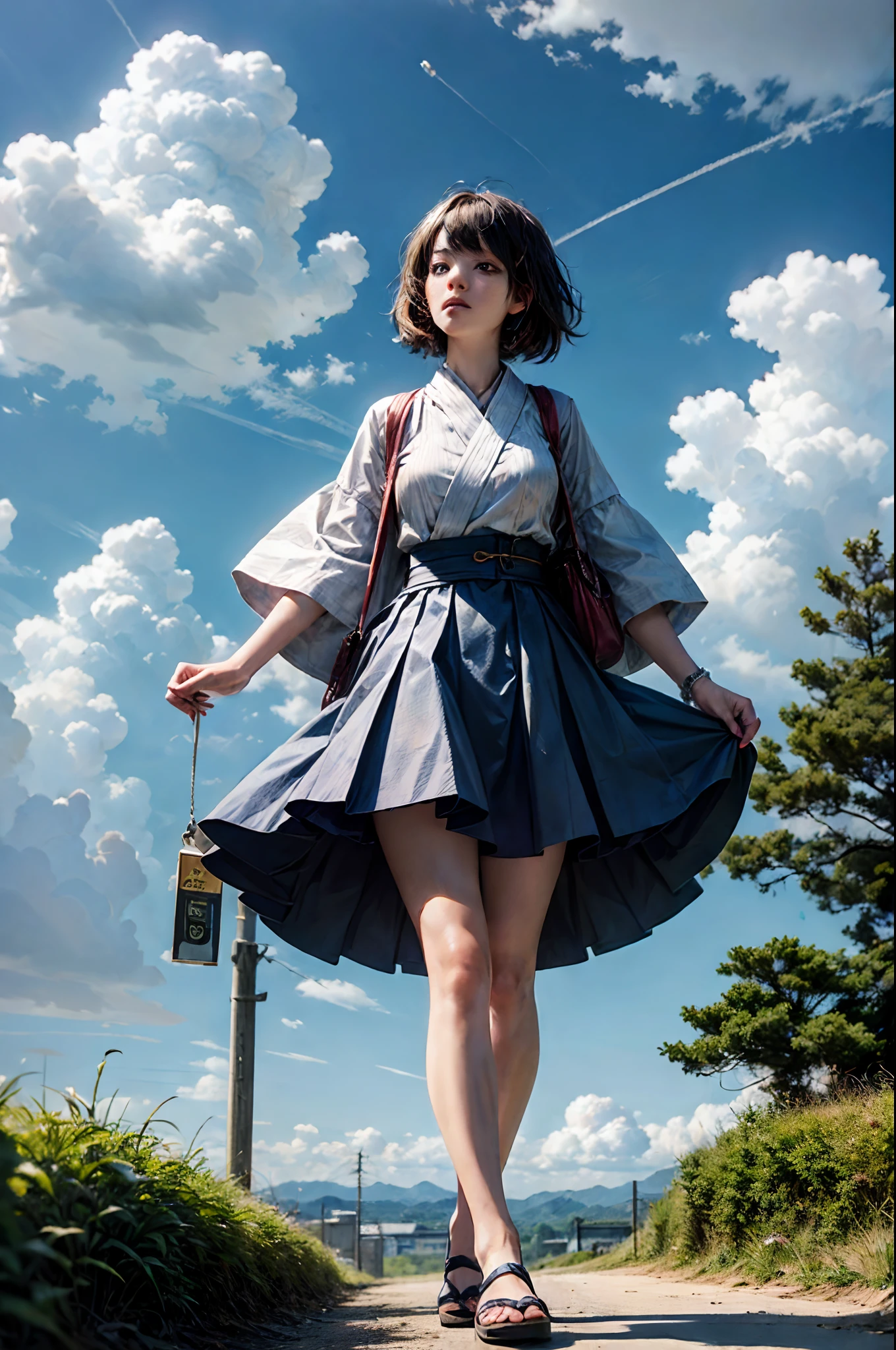Alice in Japan Wonderland ,Ultra Resolution,8k,Hdr,spectacular Sky