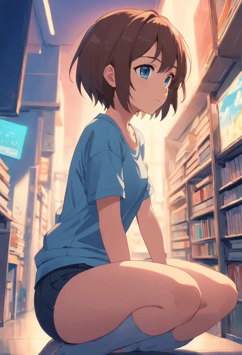 *yo estaba llevando unos libros pesados yo era un chico bajito de 159cm, Nerd,Thin circular waist small curves, Big butt Underpants smaller than short sweater tight clothes boy men big fat thighs Aesthetics, big round thighs cute blue eyes black jersey very light skin very detailed and thighs bigger than body lenses Nerd short hair*