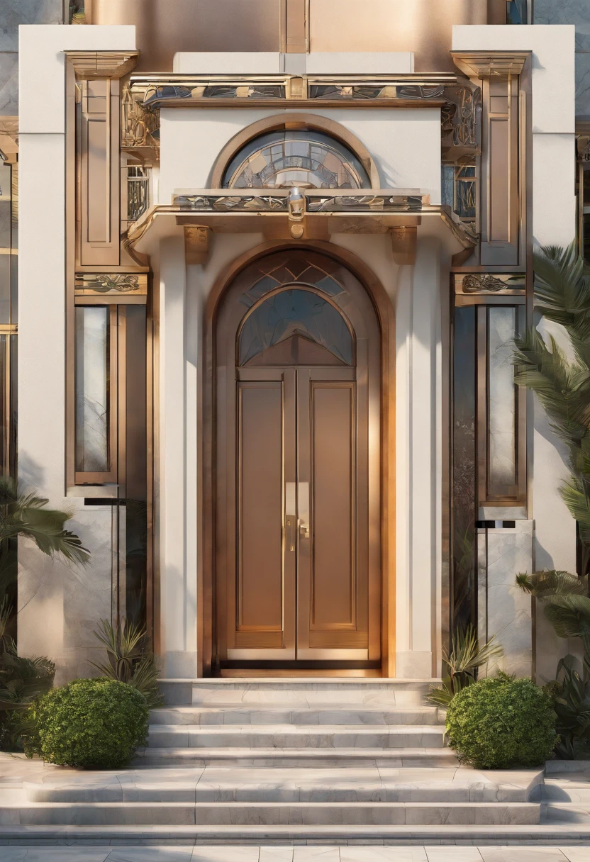 modernvilla, mabuilding, front, architecture, stone and glass, photo of a house, architecture, beautiful, masterpiece, best quality, super detailed, realistic, photorealistic, 8k, sharp focus