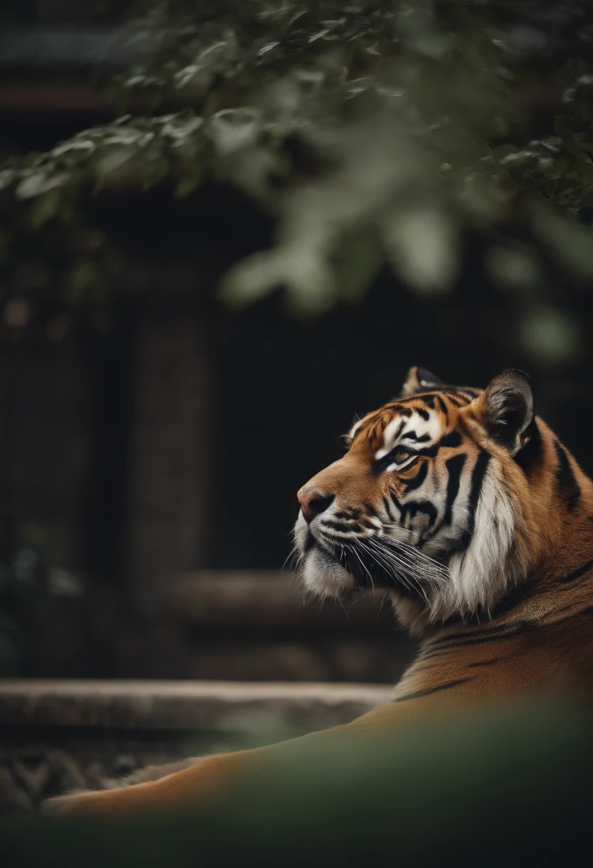 a tiger ,chinese style