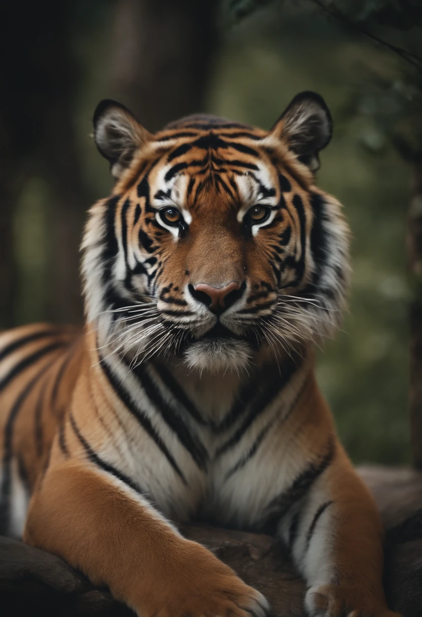 a tiger ,chinese style