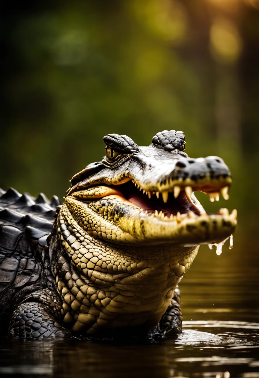 Portrait of a crocodile