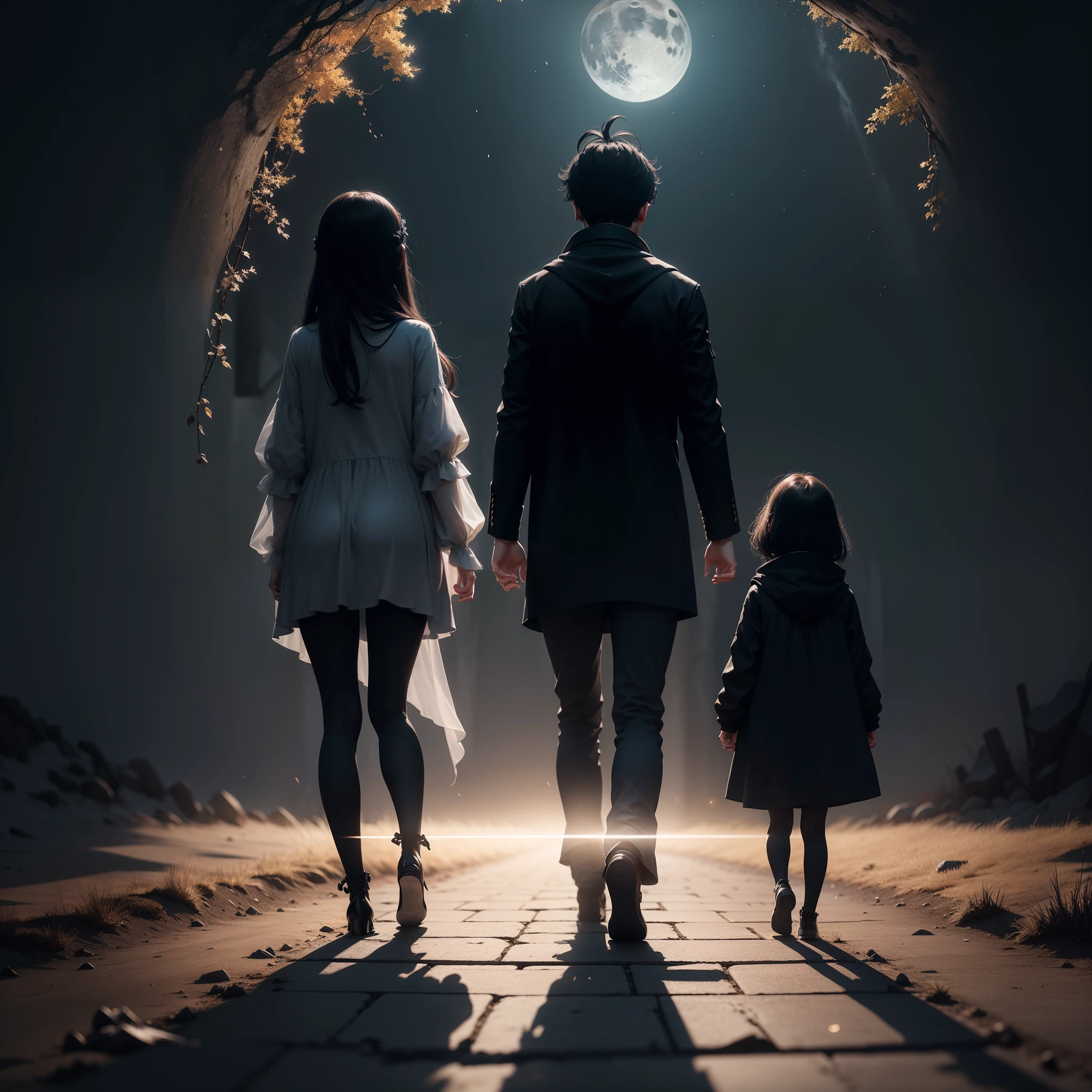 As I walk on a moonlit night,
You are crawling in front of me,
You and the shadow of the shadow are in groups,
Leave me to feel the loneliness of the light。
When absolute light exists,
You and I have become nothing,
And when darkness comes,
I'm another you。
But where is my friend??