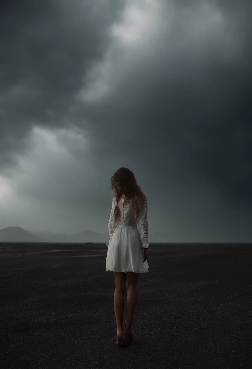 menina triste,chorar,darkeness,Rain sky,。.。.。.。.。.。.。.。.。.。.。.。.。.。.。.。.。.。.。.。.。.。.。...3d,Upscale,Hard disk,Loira Curta,is crying,de costas viradas
