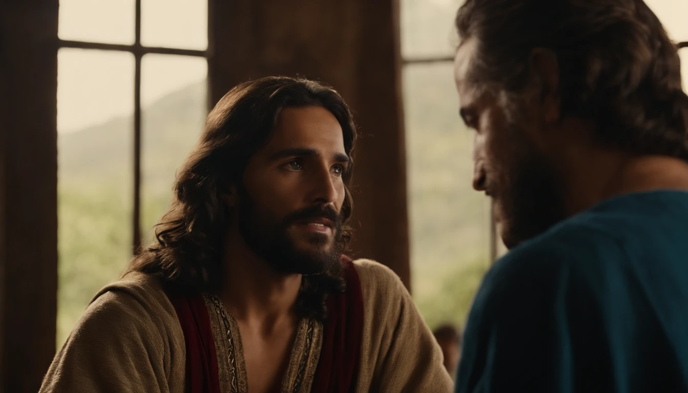 jesus conversando com pedro
