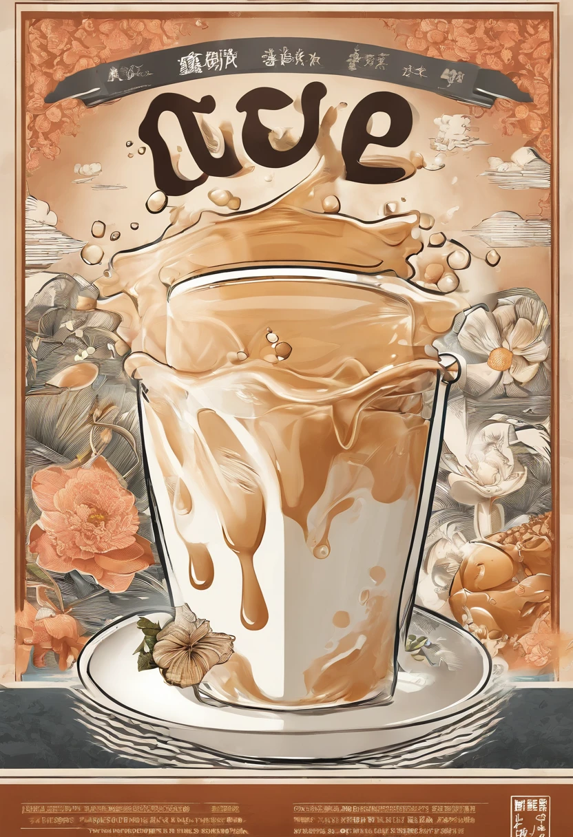 Advertising for milk tea