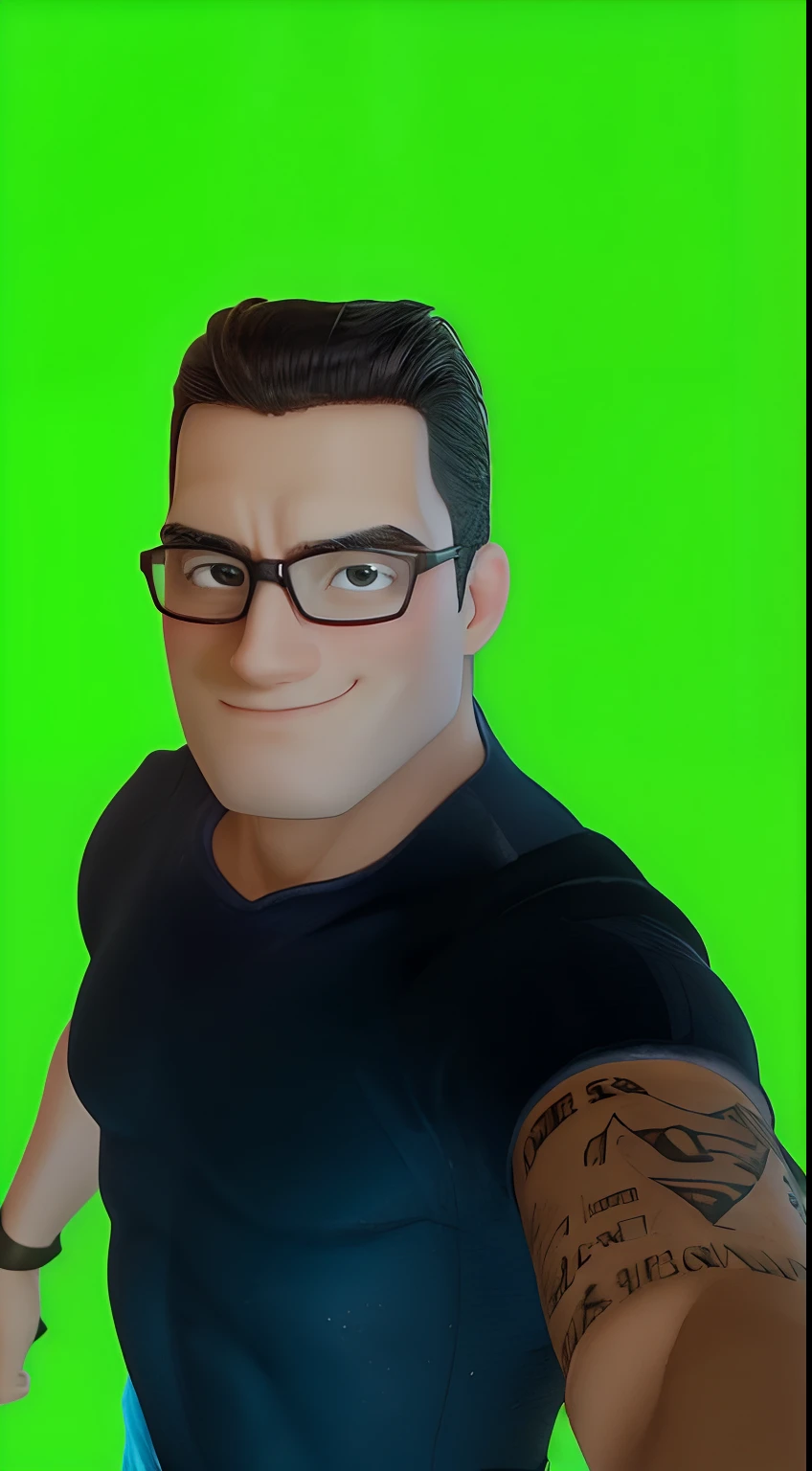 superman with glasses