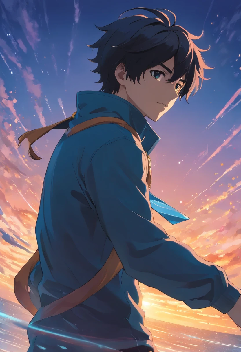 Homem cabelo longo preto, roupa prisioneiro, Arms attached, tentando se libertar Anime, algemas , acorrentado, correntes