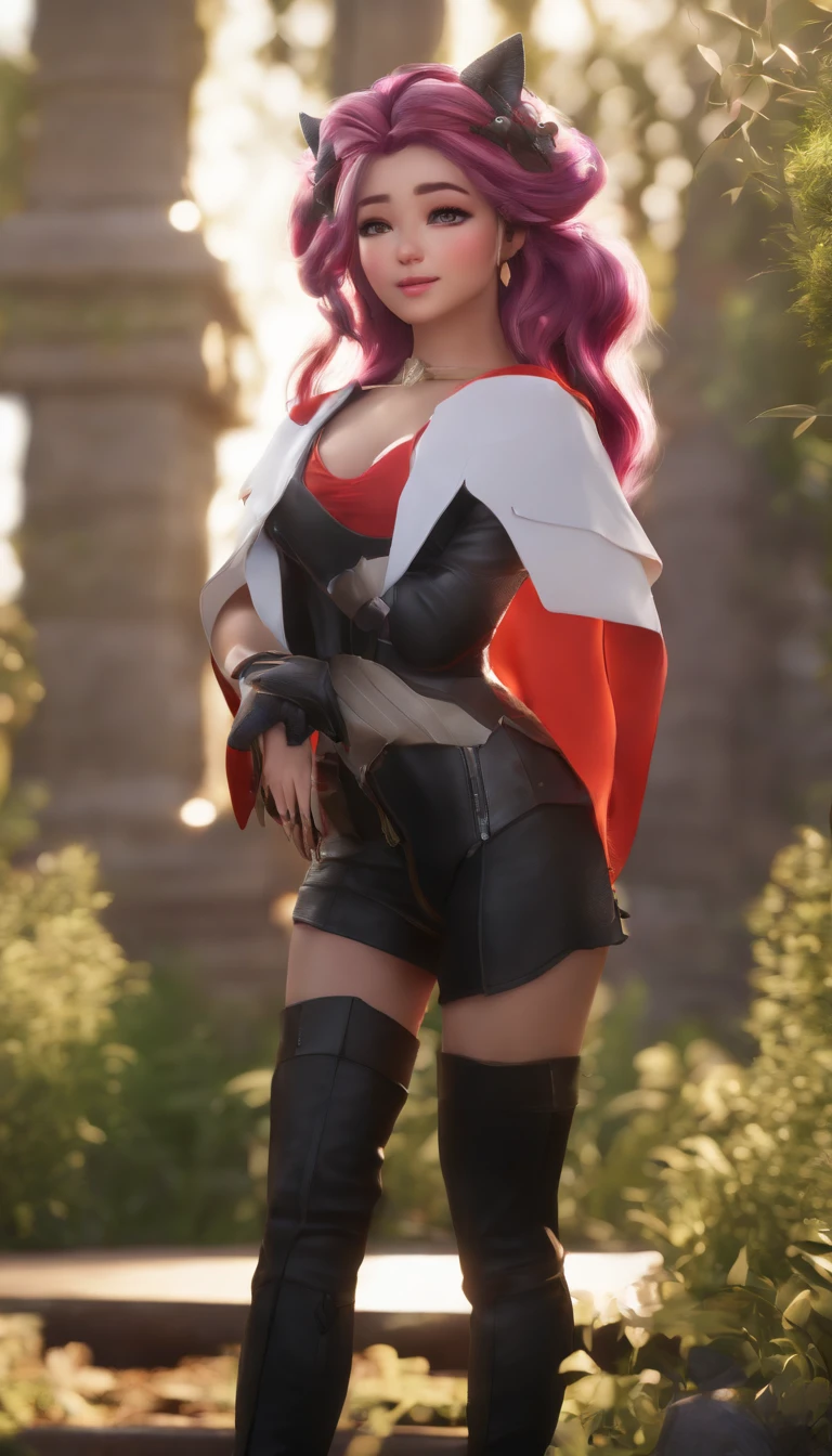 (Dynamic Angle:1.4), ((Pose all over the body:1.5), (Colorful:1.2), (Extremely detailed CG Unity 16k wallpaper:1.1), (Noise Removal Strength: 1.45), (tmasterpiece:1.37), ((offcial art)), Top quality, Sunset, sky, hilltop, steams, gaming console_CG, Science_fiction, Monster, Double_Bun, Shiny hair, multicolored hair, Pupil of the slit, miko, tchibi, Pointy ears, White eyebrows, tsurime, Chiaroscuro, Cinematic lighting, color difference, Sparkle, Ray tracing, blend, Ultra-wide angle, f/1.8, hasselblatt, Sony FE GM, (Masterpiece), (Masterpiece), Masterpiece, Best quality, hyper HD