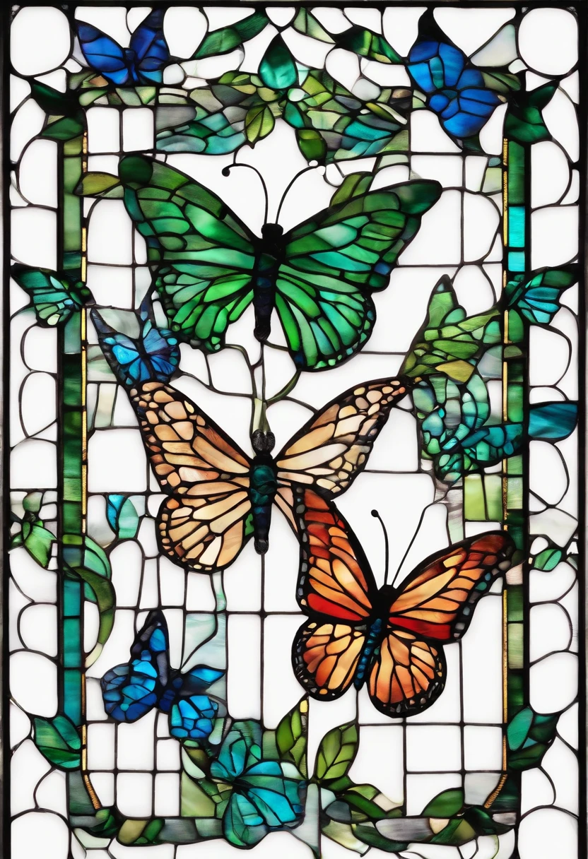 butterfly wings,cleanness,Material de vidro,Blue-green,trinkets