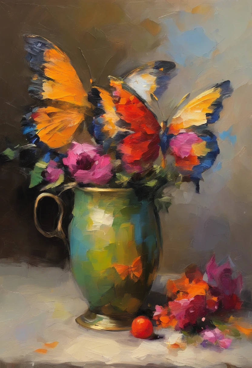 Butterfly cup