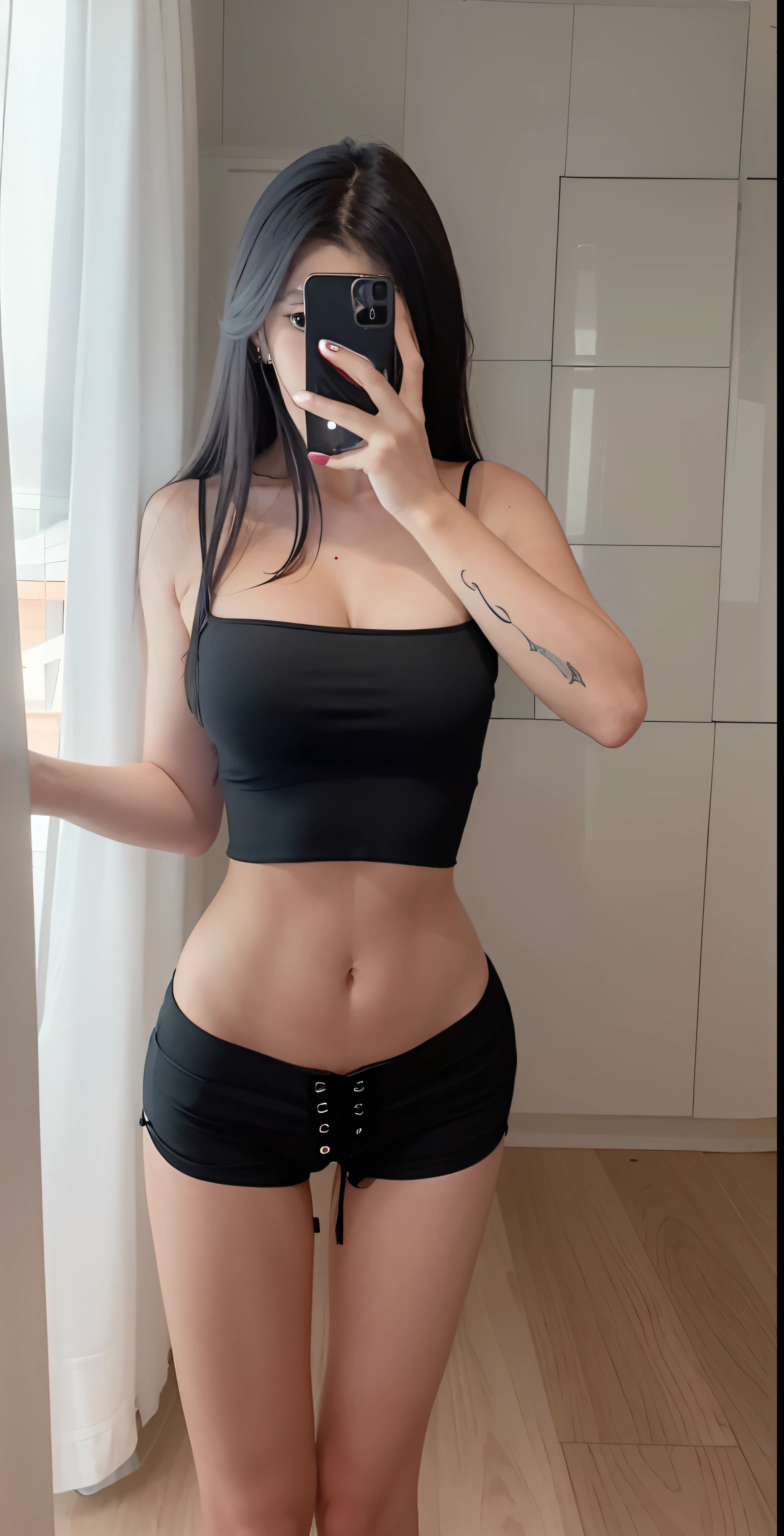 Araffe mujer en top blanco y falda tomando una selfie, look sexy, Traje sexy, Outfit muy sexy, Traje blanco sedoso, Traje ajustado, Thicc, Chica de anime en la vida real, white skirt and barechest, Tifa Lockhart, Amouranth, Mirada sexy encantada, cintura delgada y caderas gruesas, vestido sexy, Angelawhite, Cuerpo atractivo, Estilo sexy