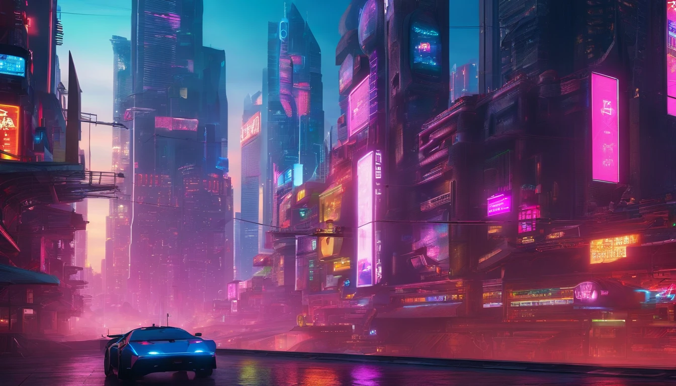 A futuristic world controlled by artificial intelligence with very realistic 8K photos