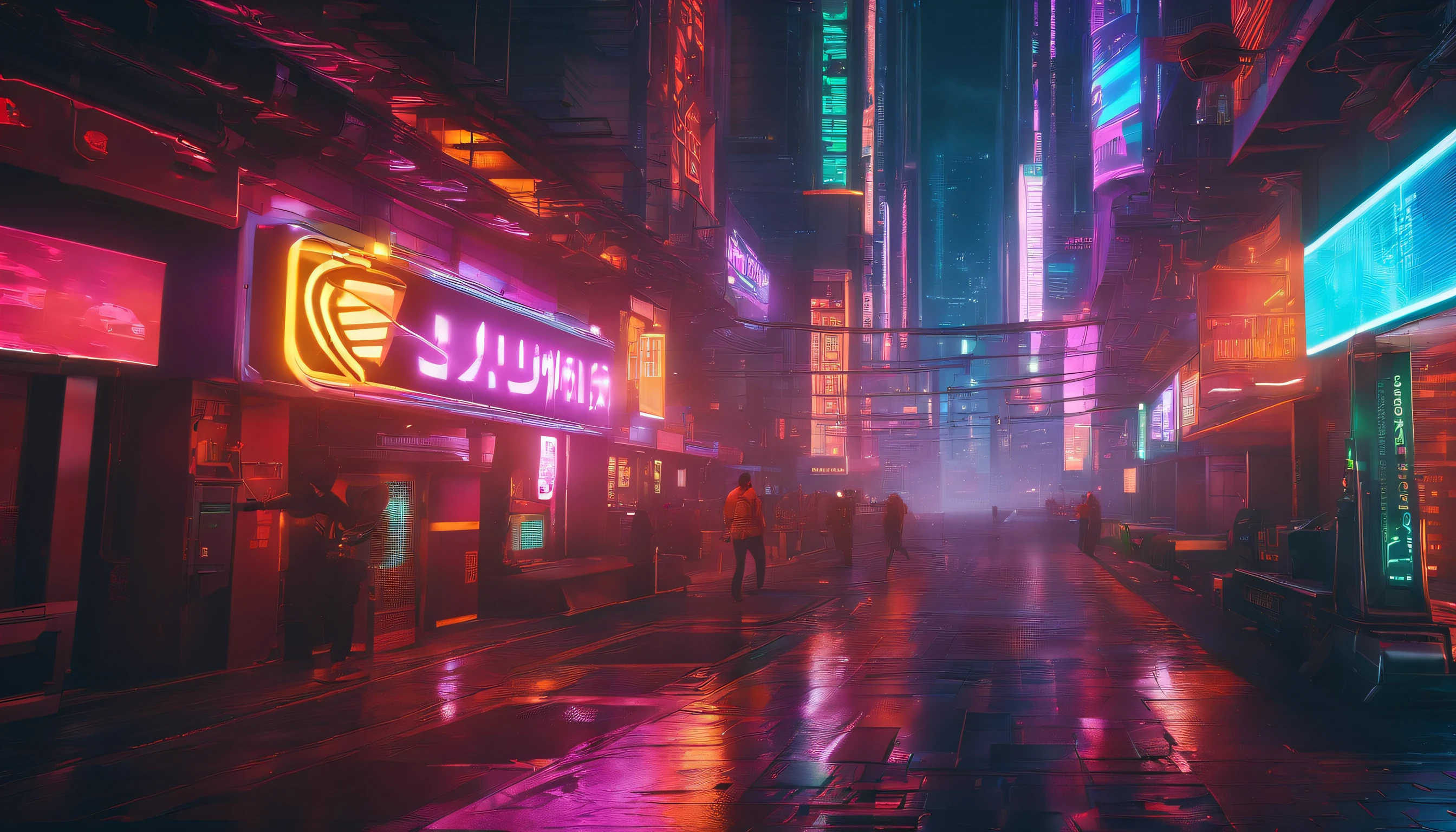 A futuristic world controlled by artificial intelligence with very realistic 8K photos