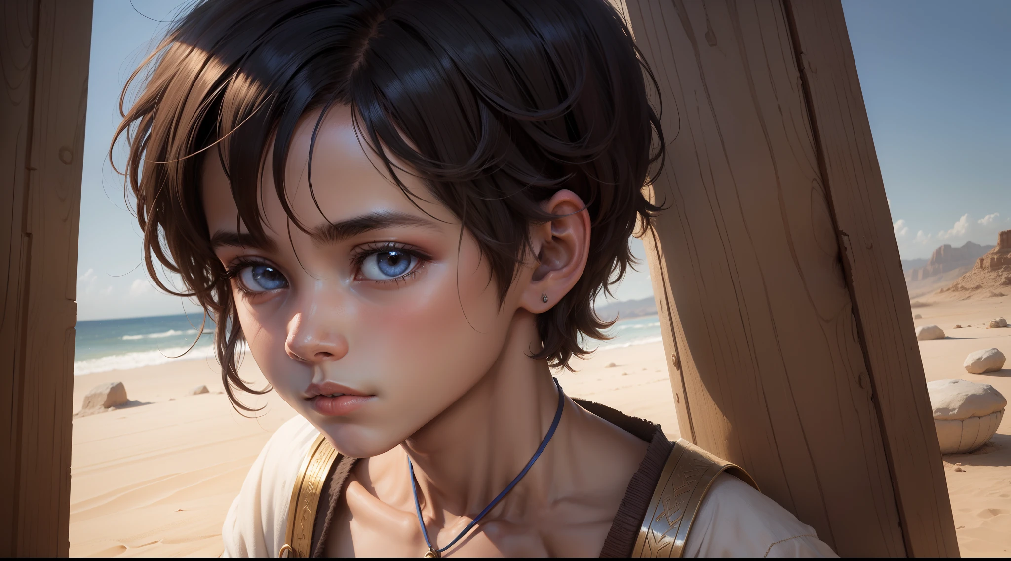 An Israelite boy from biblical times