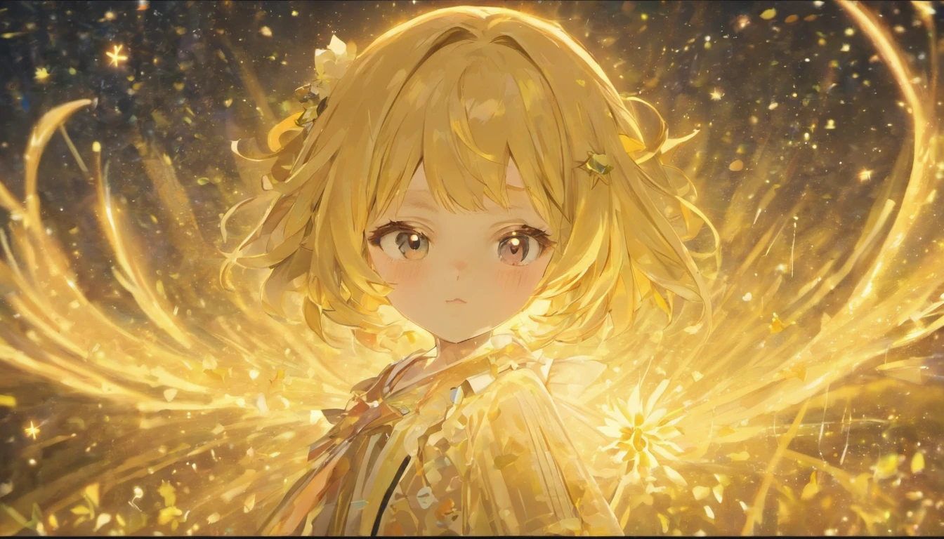 the night,Lolita style clothing,Cartoony,Chubby girl,Hold a glowing dandelion,,Cute and cute,KIDS ILLUSTRATION,Glow effects,Dingdall effect,depth of fields,high light,Real light,Ray traching,oc rendered,Hyper-realistic,best qualtiy,8K,Works of masters,super-fine,Detailed pubic hair,Correct anatomy,sharp focus on eyes,Bokeh,Facial features are carefully depicted