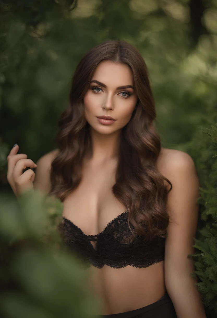arafed frau voll , Sexy girl with brown eyes, ultra realistisch, Akribisch detailliert, portrait sophie mudd, brown hair and big eyes, Selfie einer jungen Frau, Augen im Schlafzimmer, Violet Myers, ohne Make-up, Natural makeup, Blick direkt in die Kamera, Gesicht mit Artgram, dezentes Make-up, Stunning full body shot, die auf dem Rasen kniet, im Garten, medium to large bust size