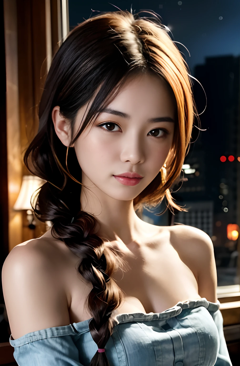 Woman with long hair in a denim dress posing for a photo, gorgeous chinese model, beautiful girl model, beautiful asian girl, beautiful model girl, Japanisches Modell, Chinese girl, Girl cute-fine-face, Yoshitomo Nara, japanese goddess, Sha Xi, very beautiful girl, wenfei ye, cute beautiful