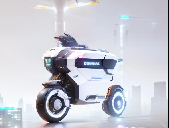 ultra-definition、3D Modeling、rendered、Near Future City、cyberpunked、Exposed piping、steam、Mechanically、neons、spaceships、beatiful lights