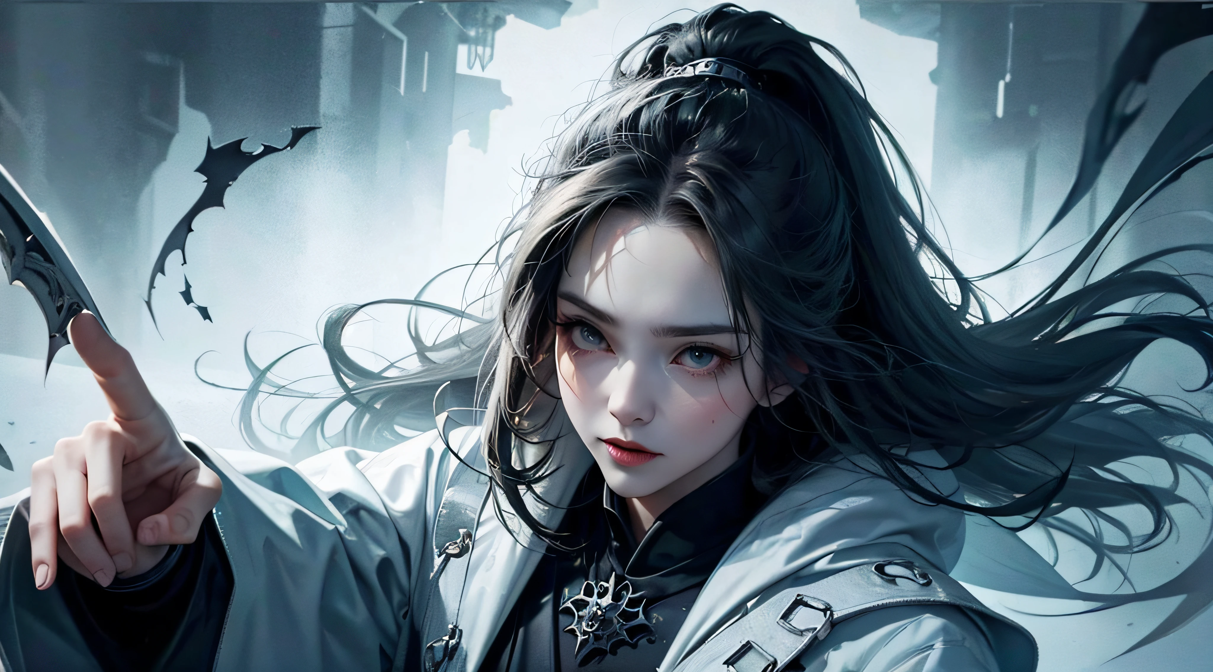 Cute and scary haunted characters、