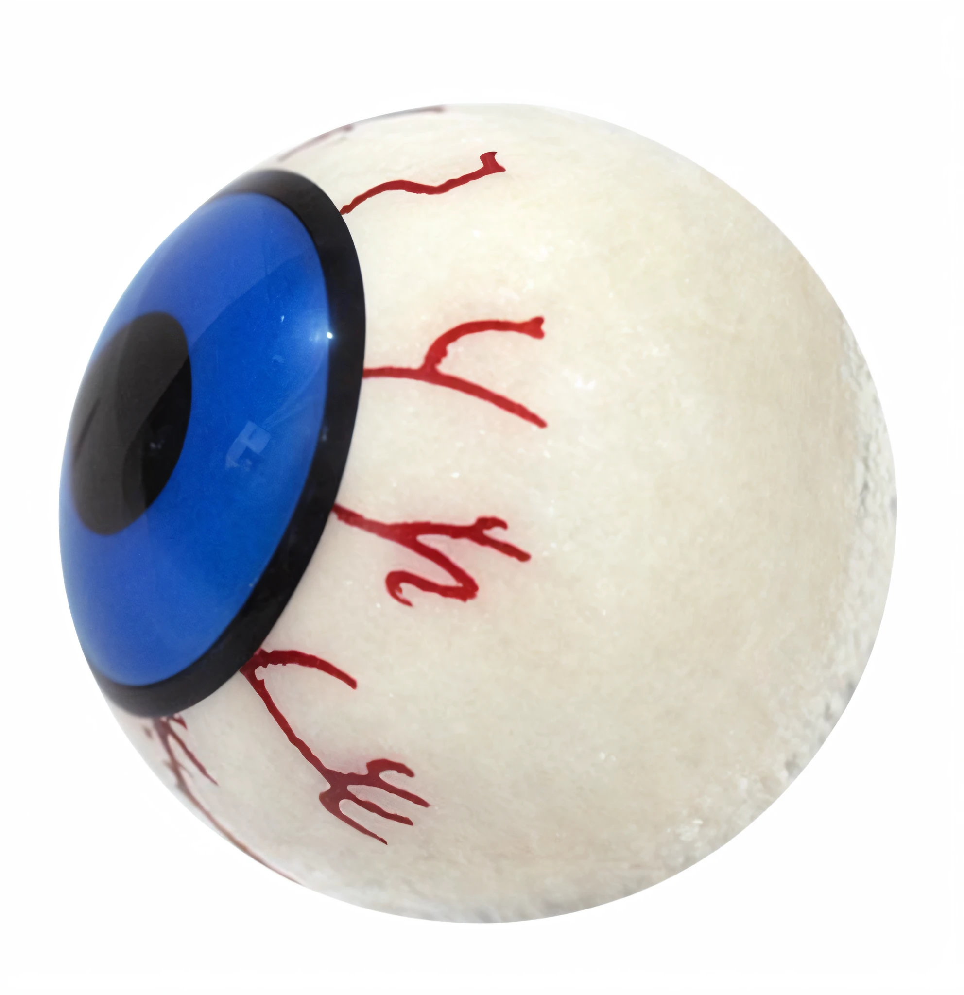Close-up of a ball with blue eyes, blue eyeball, eyeball, giant eyeball, False eyeballs, only eyeball, The Evil Eye, glass eyeballs, Bloodshot eyeballs, eyeballs, large blue laser eyes, Eyeballs, Huge eyeballs, 70's, 70's, round pupils, White prosthetic eye, round form
