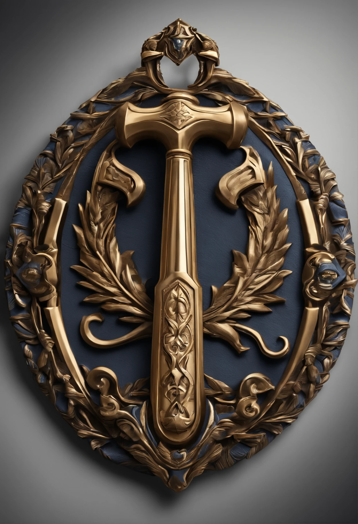 (Design do emblema de conquista do jogo),Medalha de prata,Efeito 2D plano,Borda da espiga de trigo,(In the middle of the medallion is the hammer and wrench crossing icon)