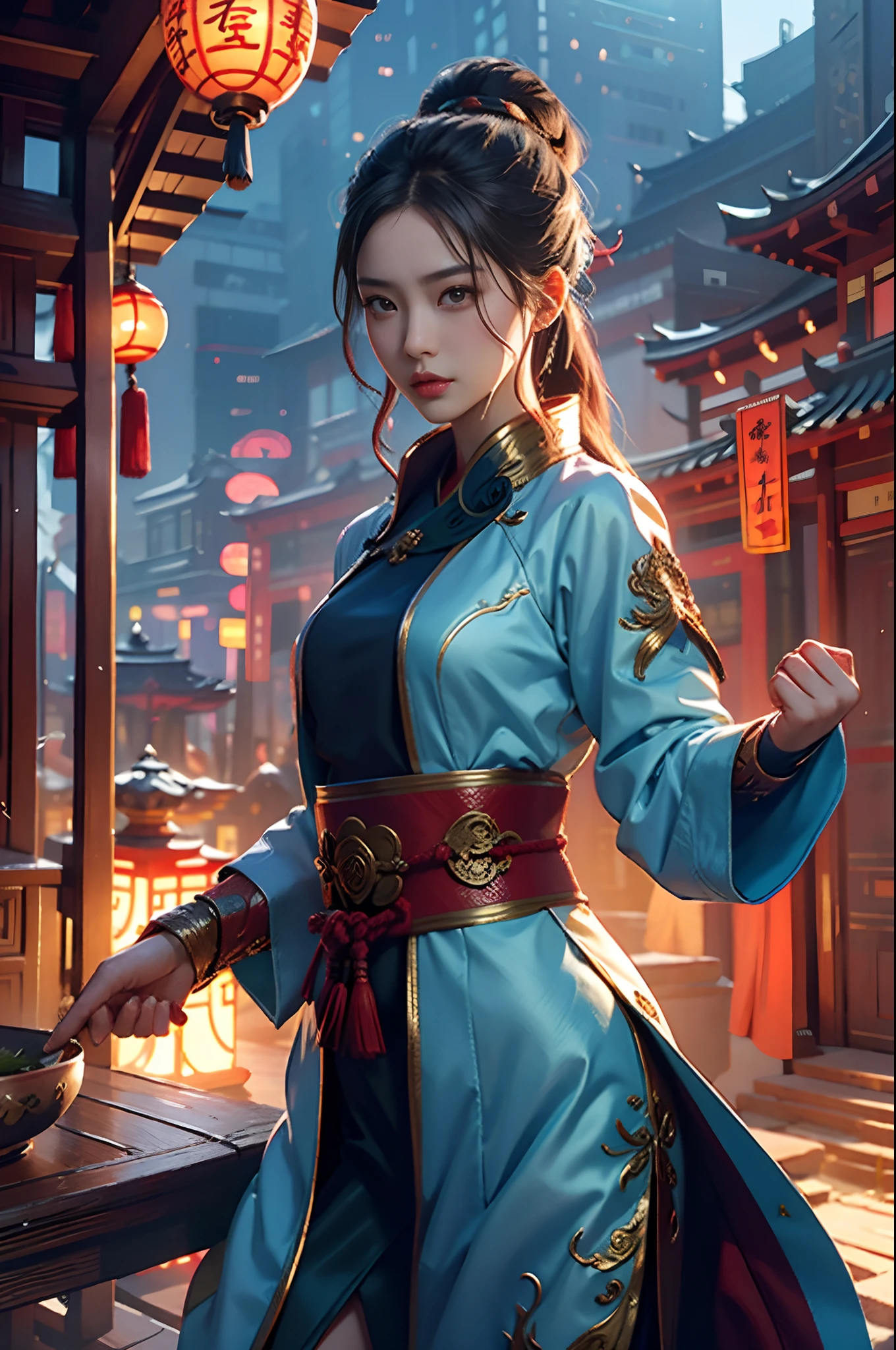 full bodyesbian,best qualtiy,tmasterpiece,超高分辨率,(realisticlying:1.4),xiuxian,arma,Detal Face,
1girll,独奏,arma,,(Magical Circle:1.2),xiuxian,The upper part of the body,a beauty girl,full bodyesbian,east asian architecture,Jacket,buliding,