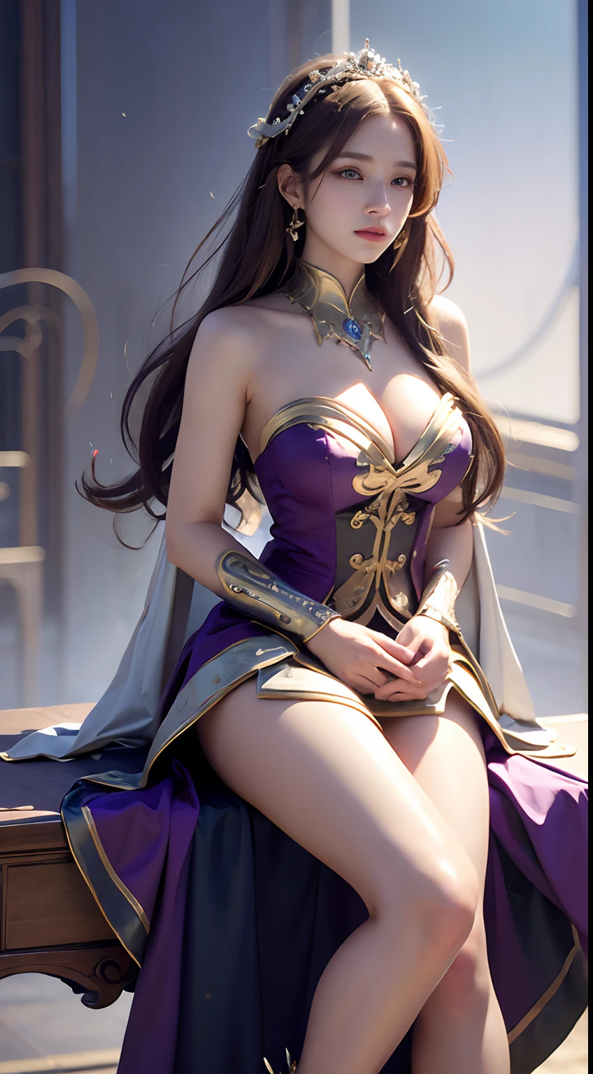 top-quality、masterpiece、beautiful princess beautiful face beautiful hair beautiful clothes artstation fantasy scene fantasy composition fantasy lighting octane、fullbody shot,big tits,